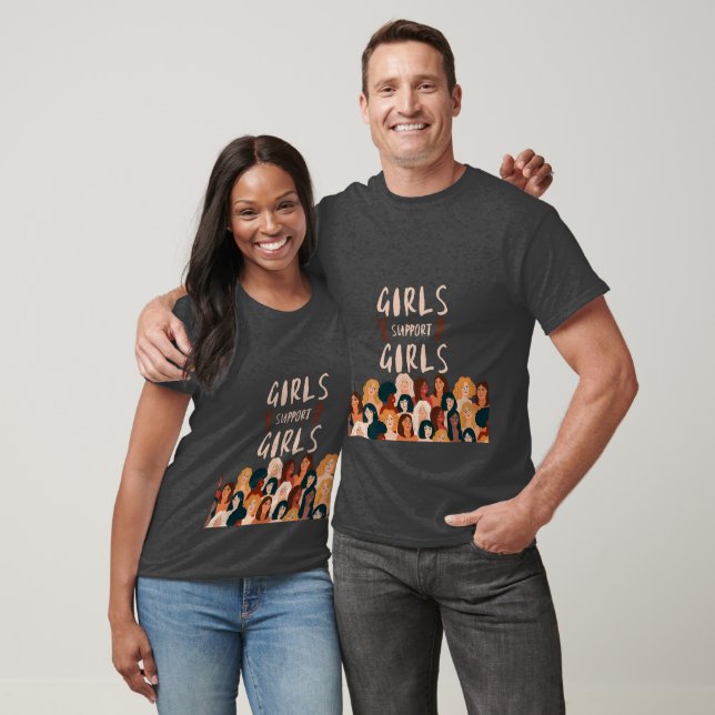 Mädchen unterstützen Mädchen T-Shirt (Unisex)