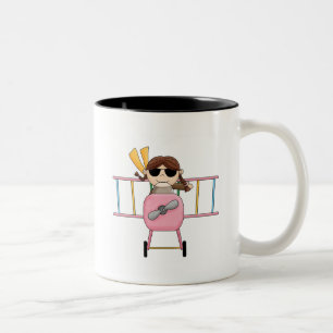 Mädchen-VersuchsT - Shirts und Geschenke Zweifarbige Tasse