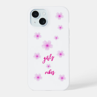 Mädchen-Vibe iPhone 15 Hülle