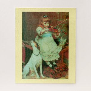 Mädchen Violine spielen Puzzle