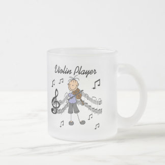 Mädchen-Violinen-Spieler-T-Shirts und Geschenke Mattglastasse