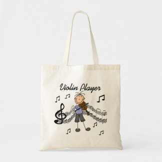 Mädchen-Violinen-Spieler-T-Shirts und Geschenke Tragetasche