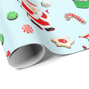 Mädchen Volleyball Weihnachtsfeiertag Geschenkpapier