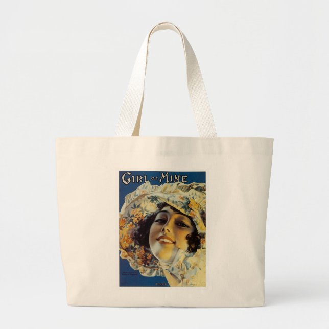Mädchen von mir jumbo stoffbeutel (Vorne)