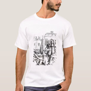 Mädchen von Taunton kniend vor Herzog von T-Shirt