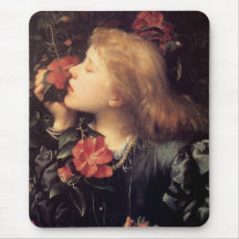 Mädchen wählen eine schöne Blume (von G.F. Watts)