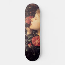 Mädchen wählen eine schöne Blume (von G.F. Watts)