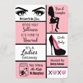 Mädchen weg einladung