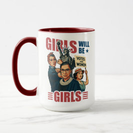 Mädchen werden Mädchen sein Feministische Ermächti Tasse