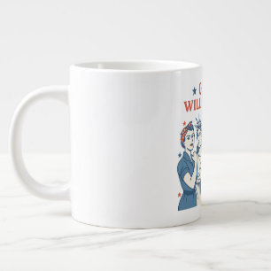 Mädchen werden Mädchen werden Mädchen 4. Juli Jumbo-Tasse