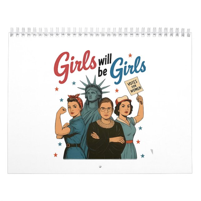 Mädchen werden Mädchenfeminismus Gleichberechtigun Kalender (Titelbild)