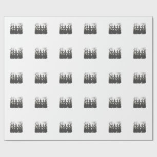 Mädchen werden weibliche Feminismus Frauen stärken Geschenkpapier