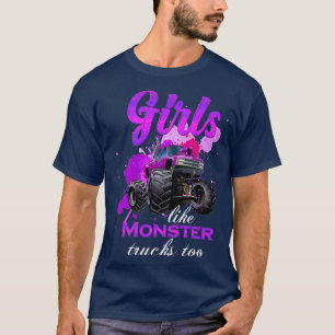 Mädchen wie Monster-LKW zu Geburtstagsgeschenk für T-Shirt