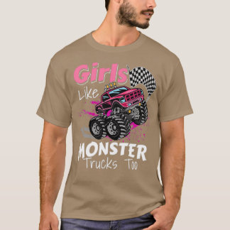 Mädchen wie Monster Trucks Lover T-Shirt