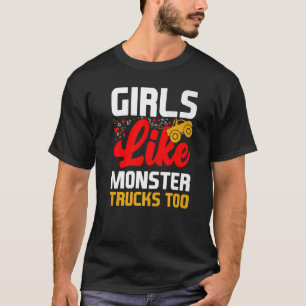 Mädchen wie Monster Trucks zu Kleidung T-Shirt