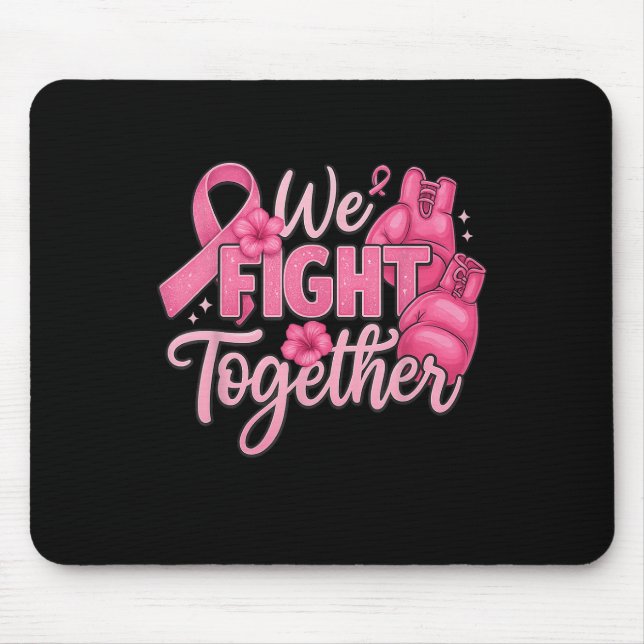 Mädchen wir kämpfen zusammen Boxhandschuhe für Bru Mousepad (Vorne)