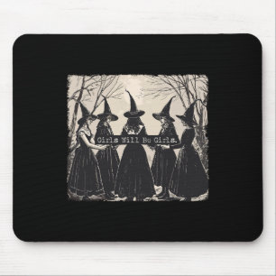 Mädchen wird Mädchen Hexenwitscher Witschy Vi sein Mousepad