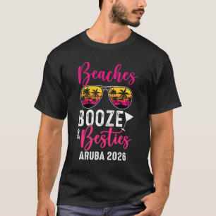 Mädchen-Wochenendausflug Aruba 2026 Strände Alkoho T-Shirt