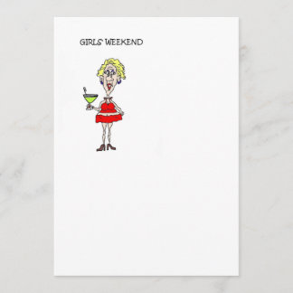 MÄDCHEN-WOCHENENDE LADEN KARTE EIN