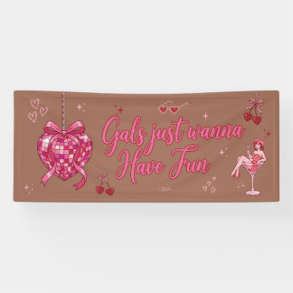 Mädchen wollen einfach nur Spaß haben Y2K Coquette Banner