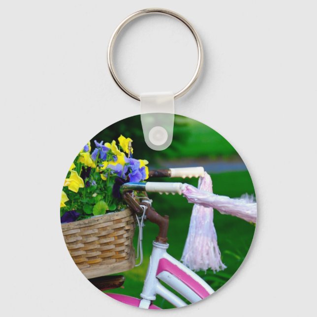 Mädchen wollen einfach Spaß haben, rosa Mädchen Fa Schlüsselanhänger (Vorderseite)