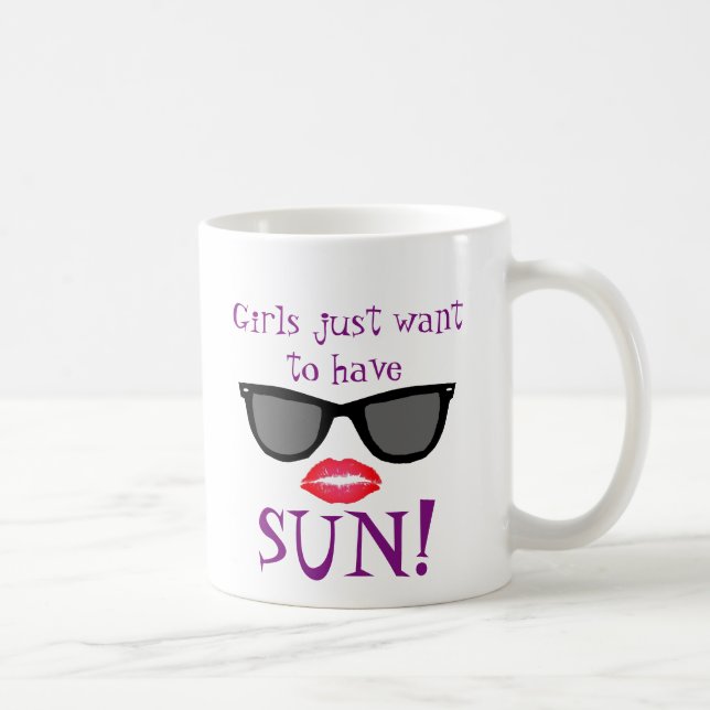 Mädchen wollen Sun-Tasse Kaffeetasse (Rechts)