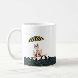 Mädchen Wollte einfach, Sonne zu haben Kaffeetasse