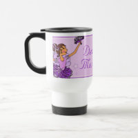 Mädchenballett-Klassen-Tasse des dunklen Haares