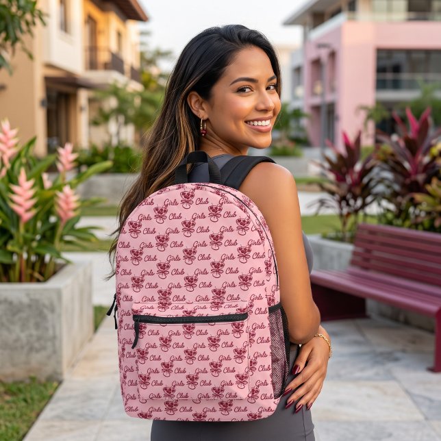 Mädchenclub Bedruckter Rucksack (Von Creator hochgeladen)