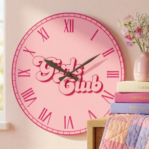 Mädchenclub Große Wanduhr