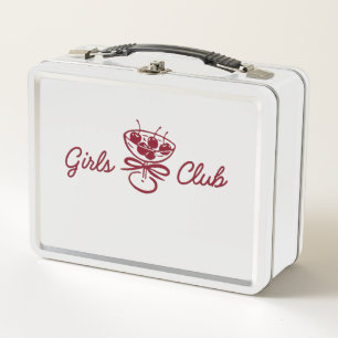 Mädchenclub Metall Brotdose