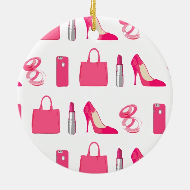 Mädchendesign Keramikornament (Hinten)