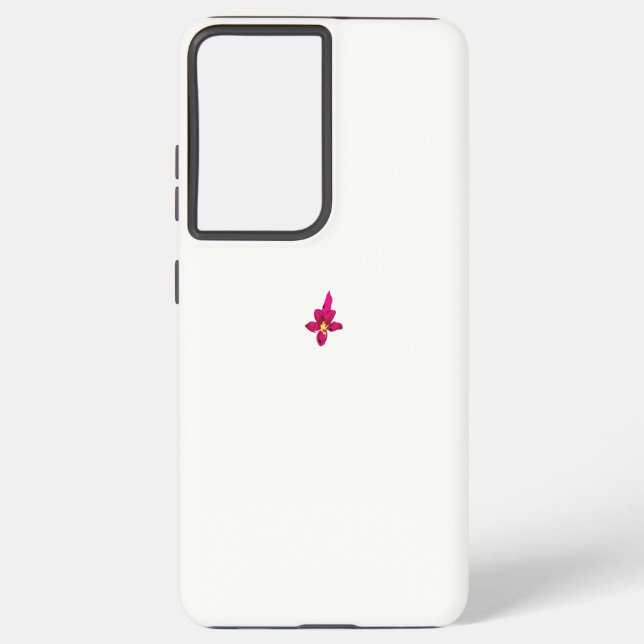 Mädchendesign, leichtes Gold, purpurpurrot Samsung Galaxy Hülle (Rückseite)