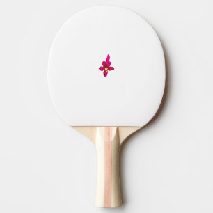Mädchendesign, leichtes Gold, purpurpurrot Tischtennis Schläger