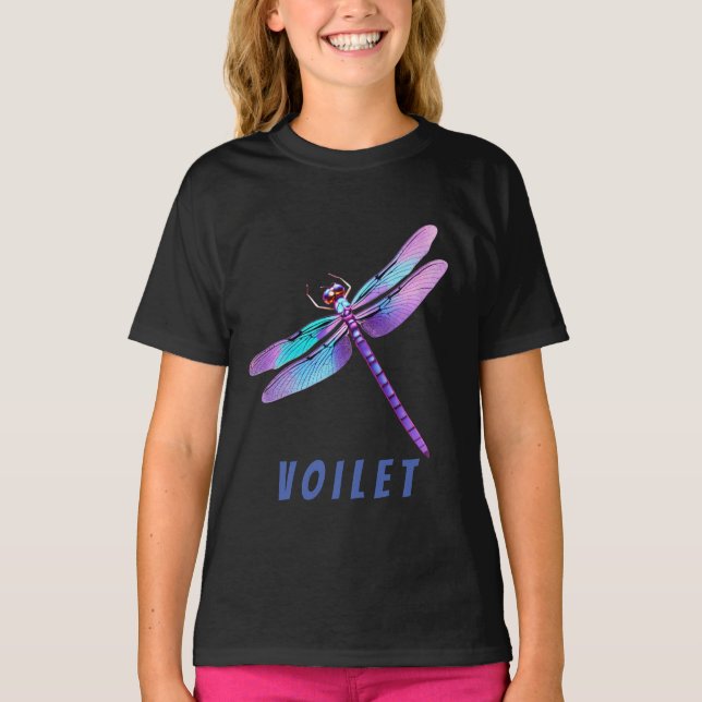 Mädchendesignter T - Shirt (Vorderseite)