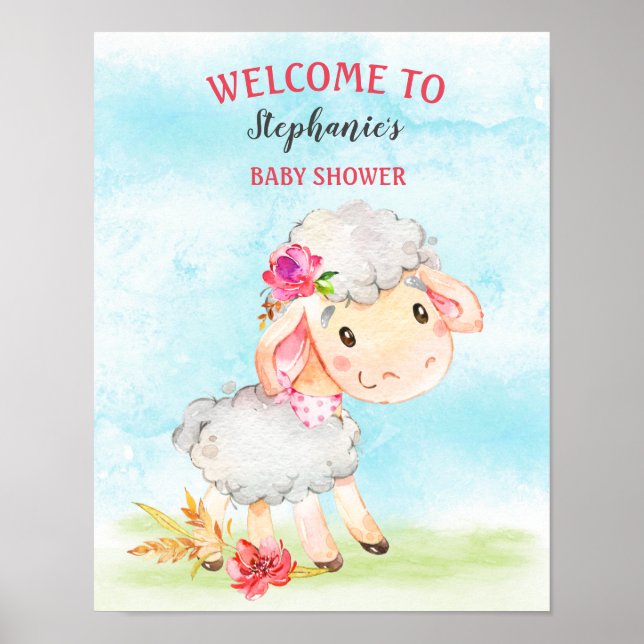 Mädchenduschenfarm Poster (Vorne)