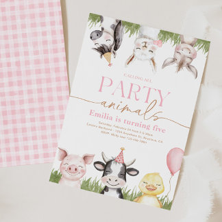 Mädchenfarm Einladungen zum Geburtstag