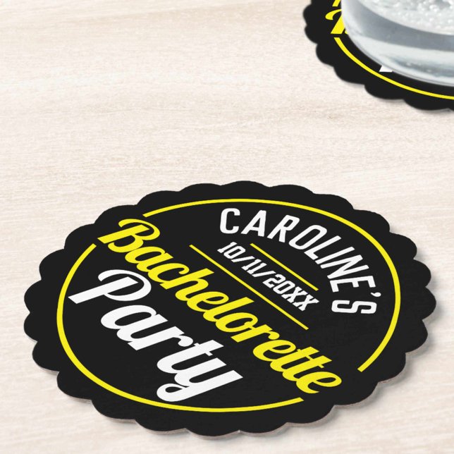 Mädchenfeier eines Junggeselinnen-Abschieds Untersetzer (Von Creator hochgeladen)