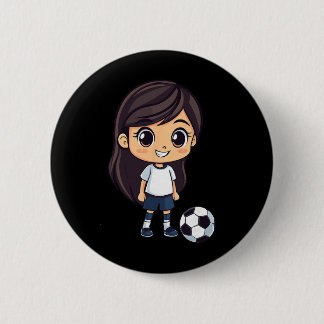 Mädchenfußball Button