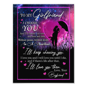 Mädchengeschenke  Brief an meine Freundin Fotodruck