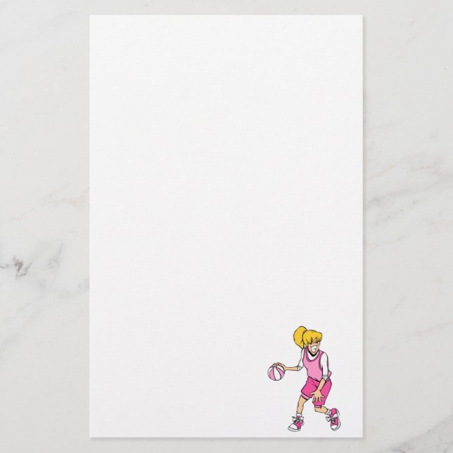 Mädchengetröpfel Briefpapier (Vorderseite)