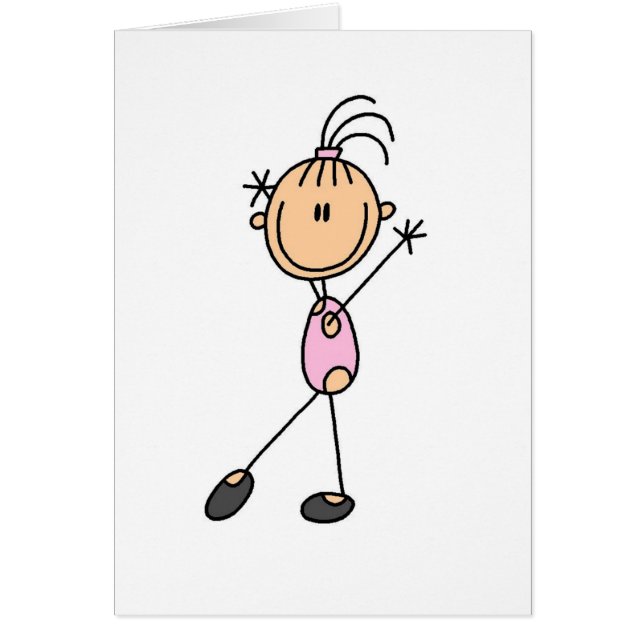 MädchenGymnast im Rosa (Vorne)