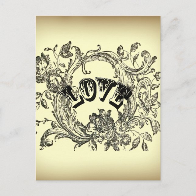 mädchenhaft geblüht, in Pastellfarben wirbelnd vik Postkarte (Vorderseite)