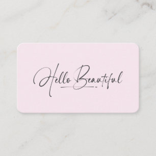 Mädchenhaft Hallo Schöne Visagistin Beauty Qr Code Visitenkarte