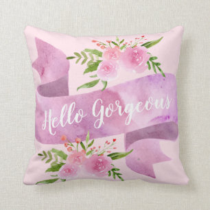 Mädchenhaft Schick Chic Floral Rosafarben Hallo Sc Kissen