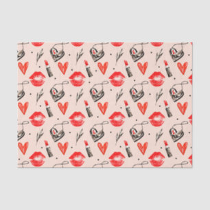 Mädchenhafte Dinge Lippenstift Lippen (Design 26 R Seidenpapier