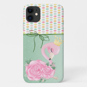 Mädchenhafte farbenfrohe Knöpfe, Baby Flamingo Case-Mate iPhone Hülle