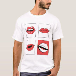 Mädchenhafte Lippen T-Shirt