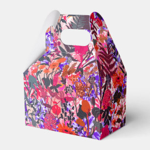 Mädchenhafte Vintage-Blumen Geschenkschachtel