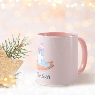 Mädchenhafter Name für Old English Sheepdog: Winte Tasse